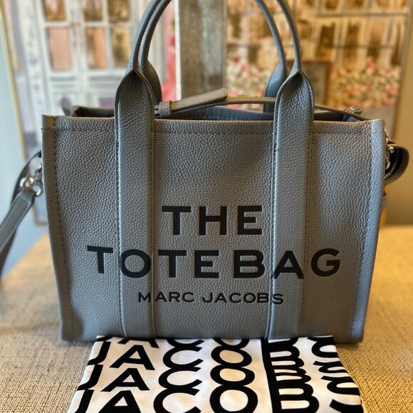 The Marc Jacobs Medium "The Tote Bag" in Wolf Grey - Picture 10 of 10
